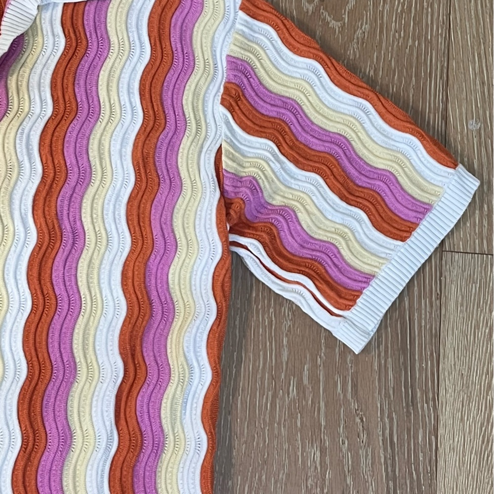 YLLW the Label Knit Felix Dress in Sorbet - size S/M - Picture 4 of 9